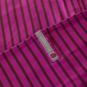 Lululemon Vinyasa Scarf in Deenie Stripe Regal Plum Bordeaux Drama